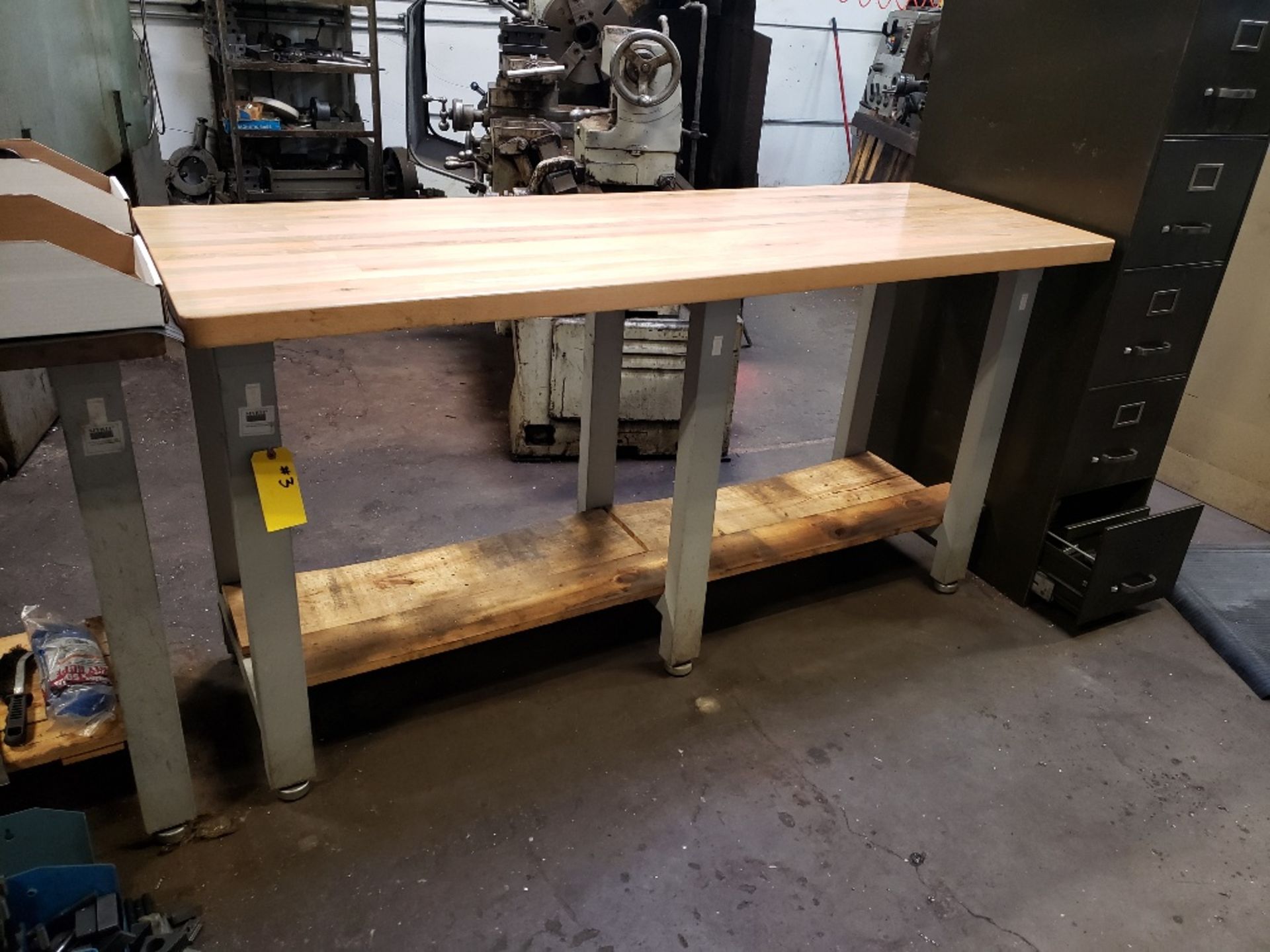 SEVILLE CLASSIC MAPLE TOP WORK BENCH, 72" X 24" X 35" - Image 2 of 2