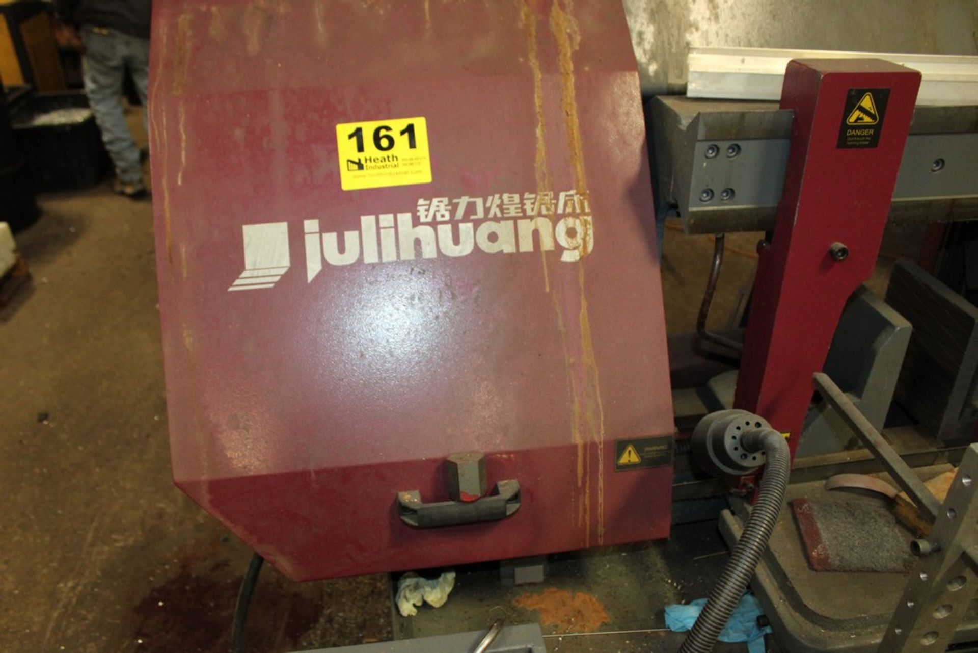 JULIHUANG 13-3/4” MODEL H-350 (GB4235) AUTOMATIC HORIZONTAL BAND SAW, S/N 4B566, APPROX. 13-3/4” - Image 2 of 9