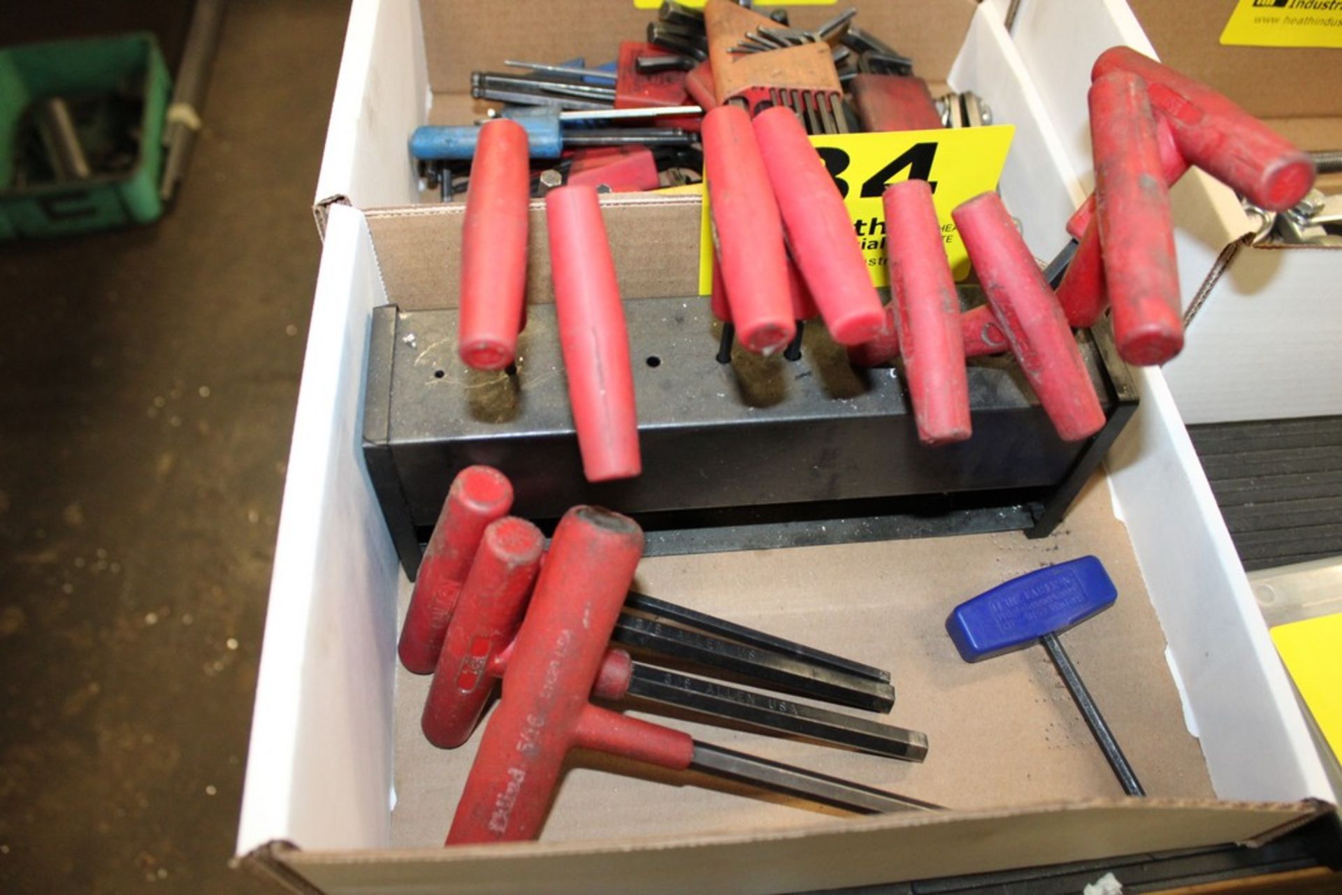 T-HANDLE ALLEN WRENCHES IN BOX