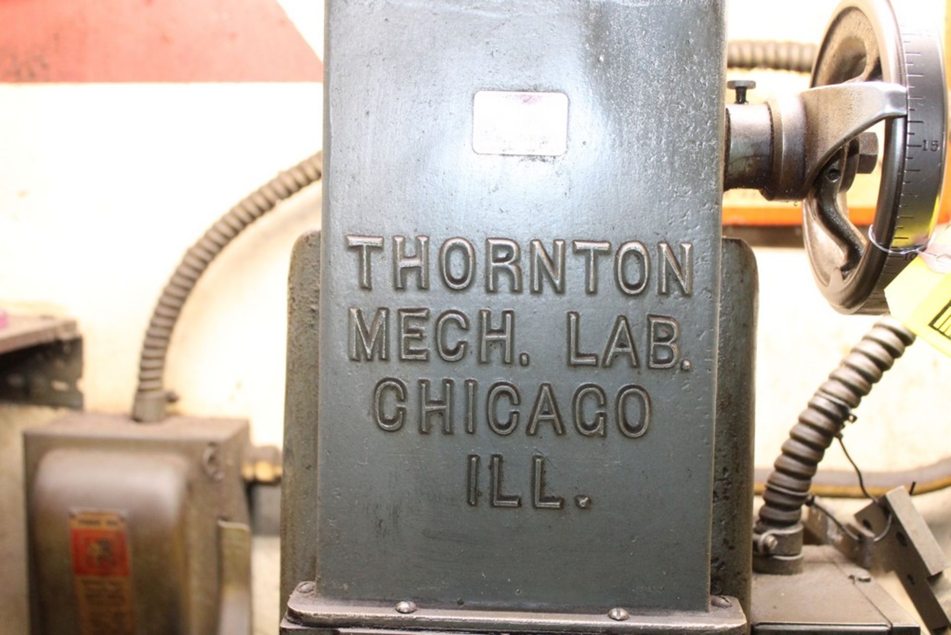 THORNTON 6" X12" SURFACE GRINDER WITH PERMANENT MAGNETIC CHUCK, COLLECTOR - Image 2 of 5