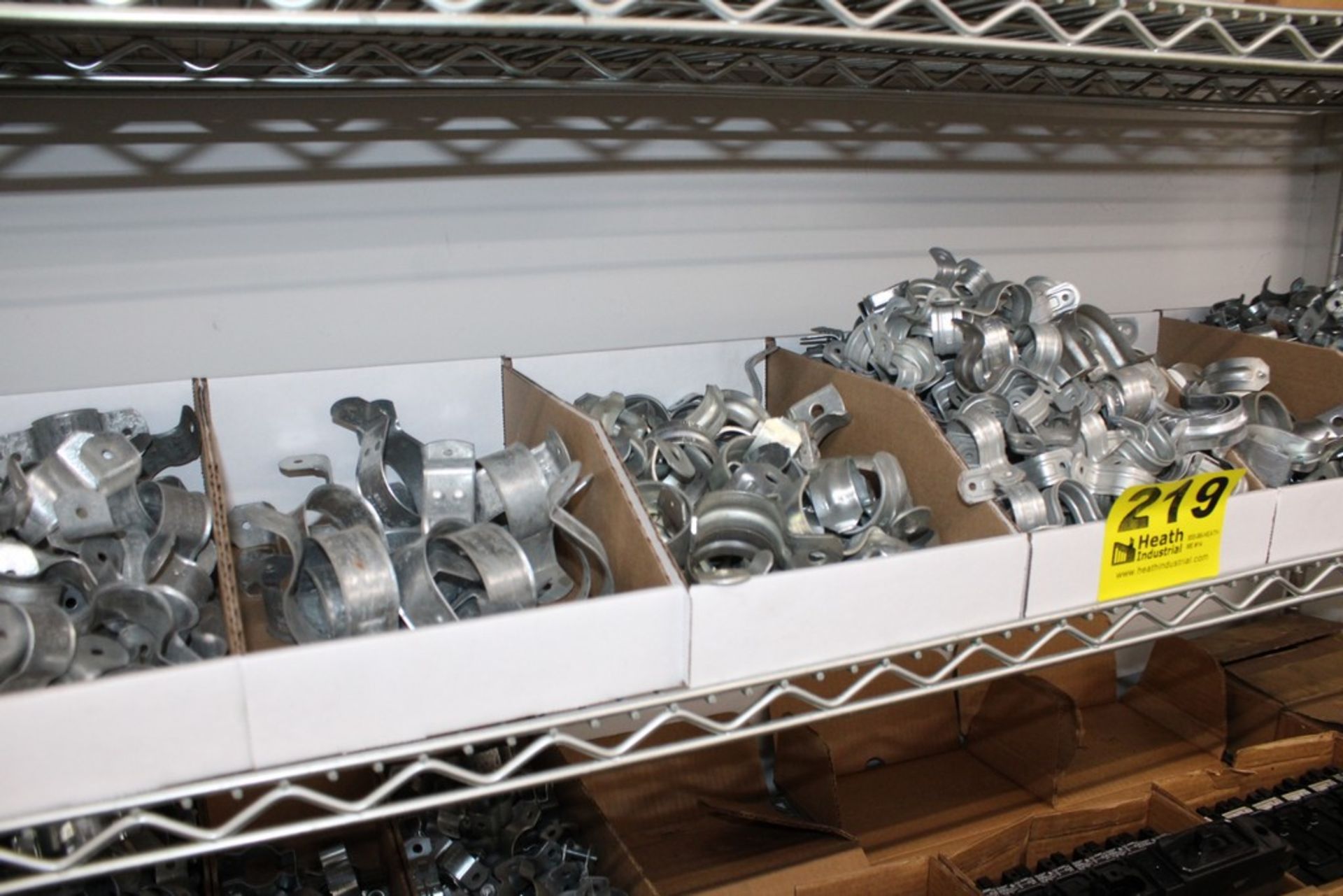 ASSORTED CONDUIT HANGERS ON SHELF - Image 2 of 3