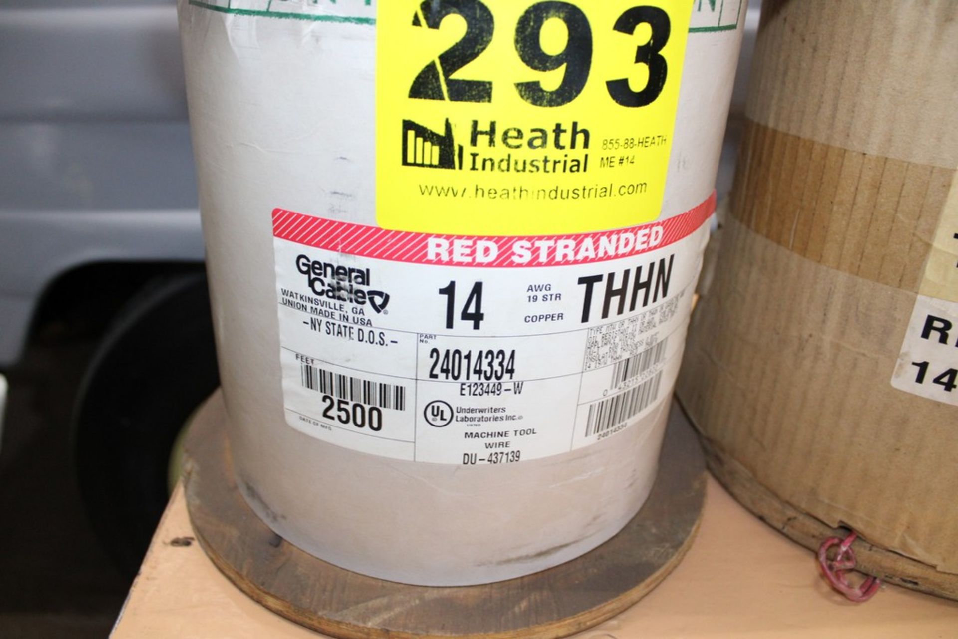 SPOOL 14 AWG 19 STRAND THHN WIRE (APPROX. 2500 FT) - Image 2 of 2