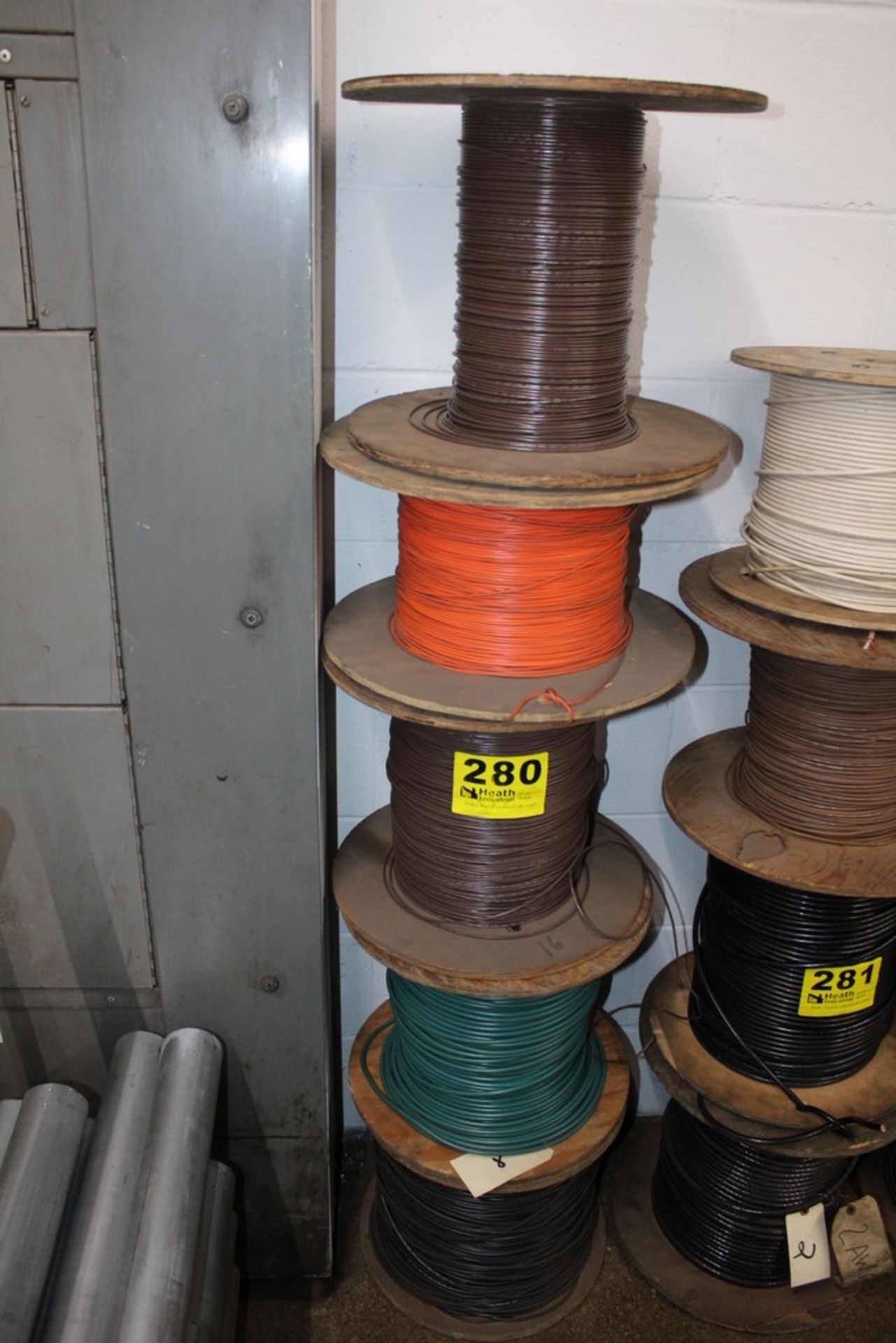 (5) SPOOLS ELECTRICAL WIRE