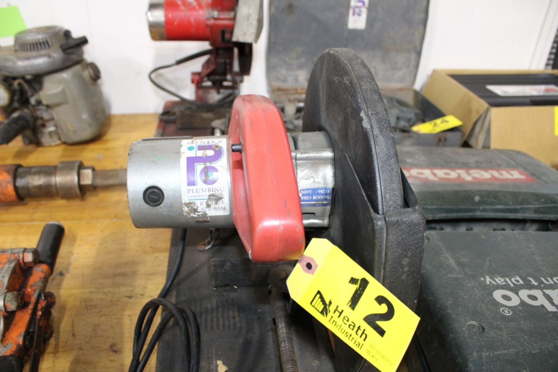 TOOL SHOP 14" ABRASIVE CUT-OFF SAW - Image 3 of 3