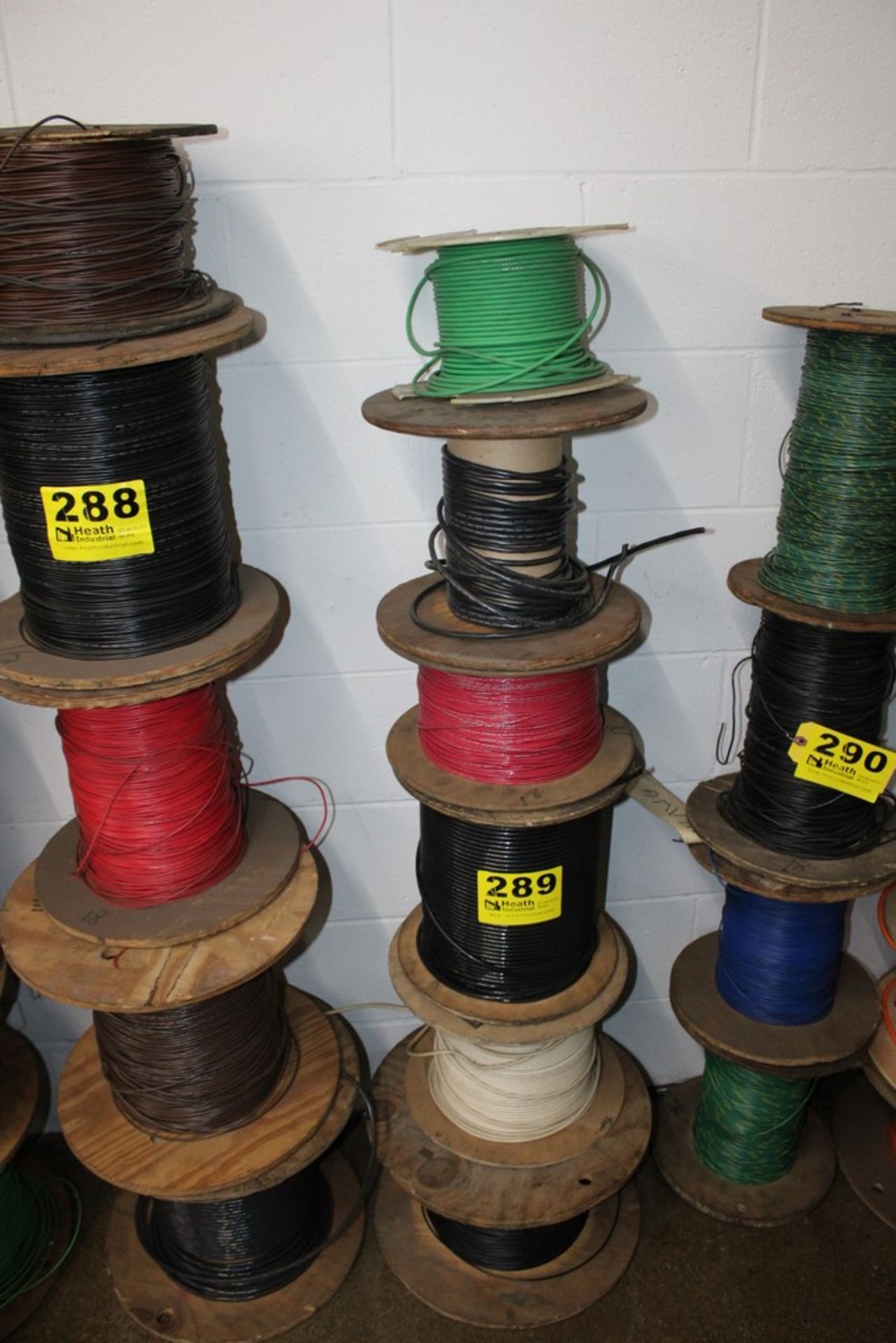 (6) SPOOLS ELECTRICAL WIRE