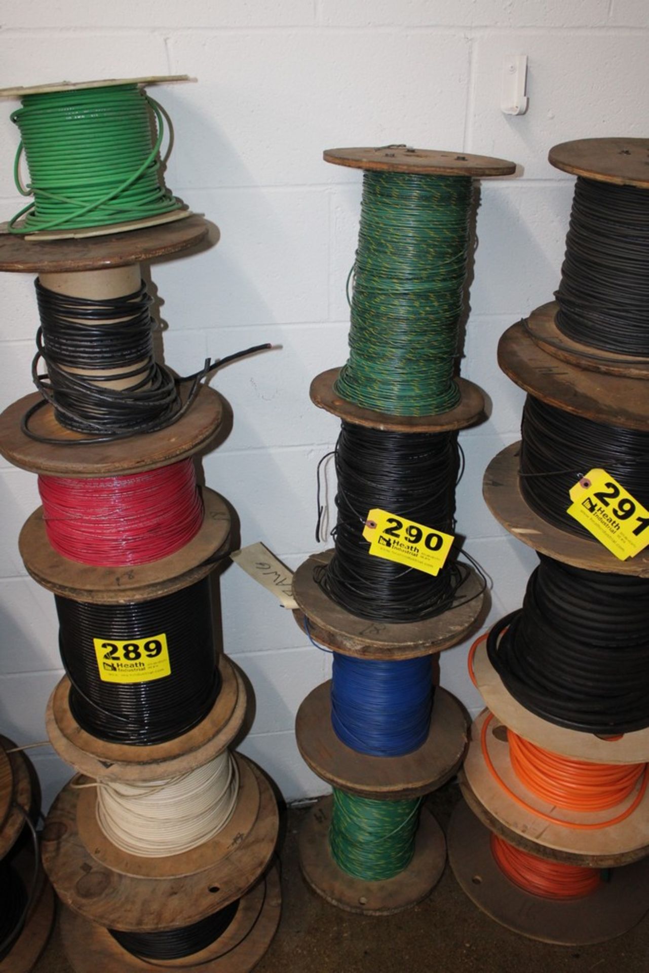 (5) SPOOLS ELECTRICAL WIRE