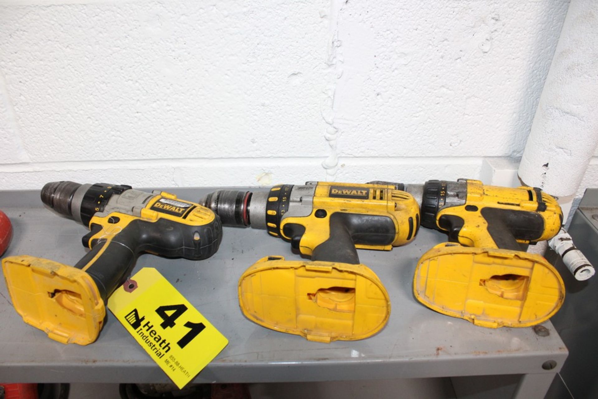 DEWALT MODEL DC920 XRP, DCD950, AND DC987 18 VOLT 1/2" CORDLESS DRILL DRIVERS (NO BATTERY OR