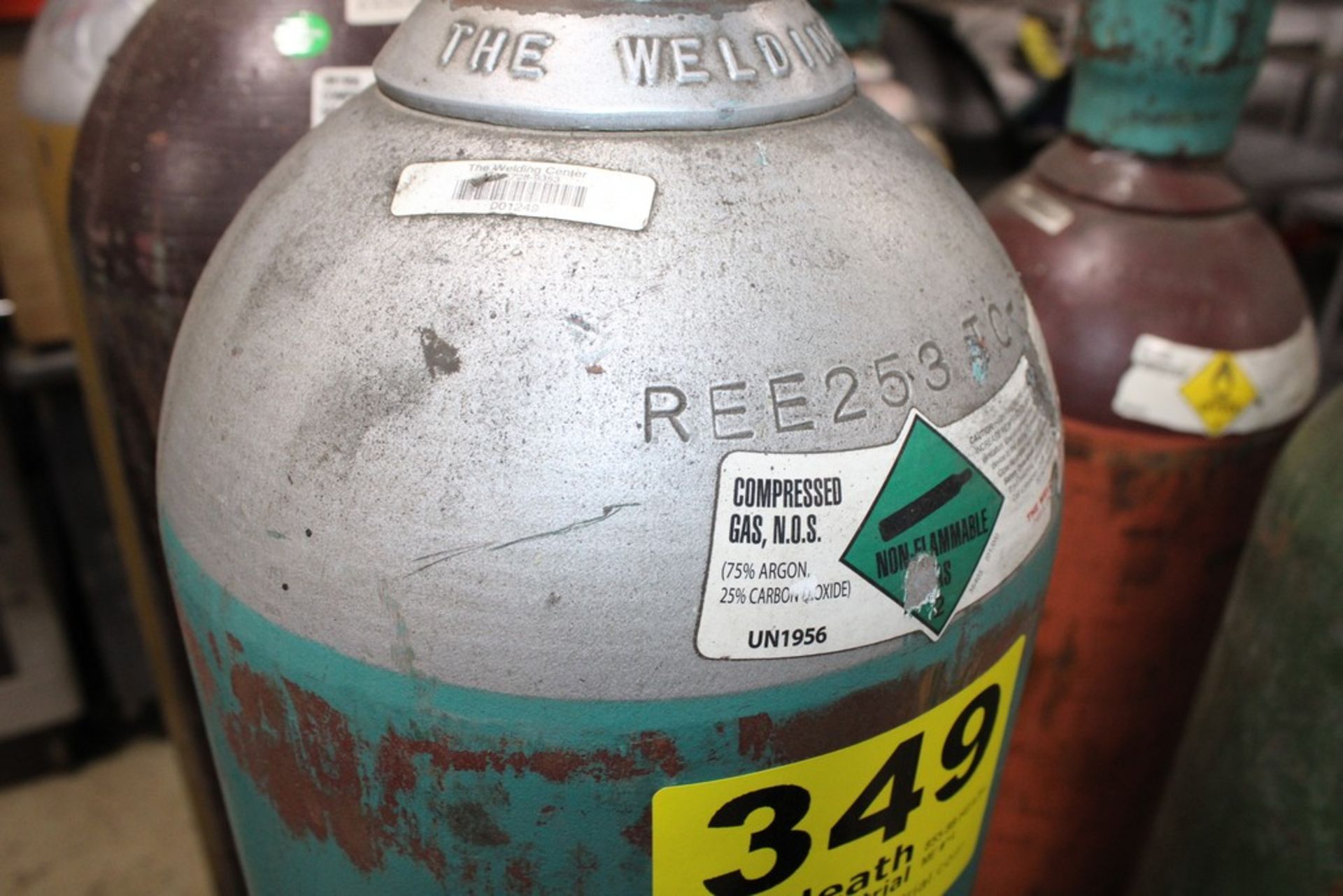 (3) COMPRESSED GAS CYLINDERS - Image 2 of 2