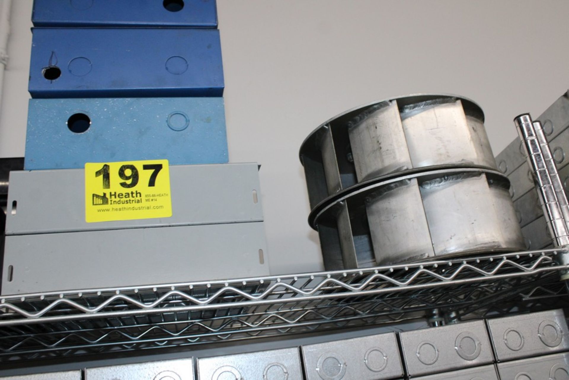 ASSORTED ELECTRICAL ENCLOSURES ON SHELF - Image 4 of 4