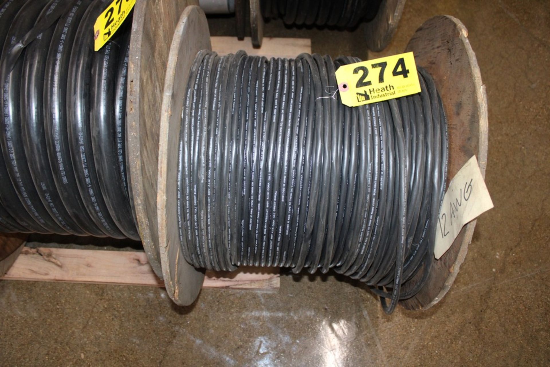 SPOOL OF 12 AWG COPPWER WIRE