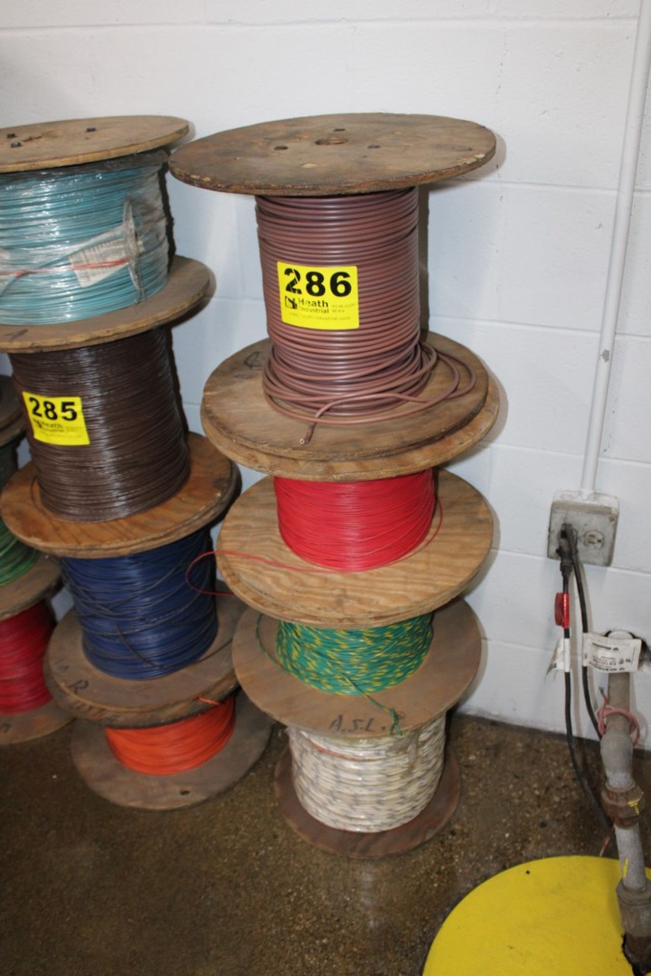 (4) SPOOLS ELECTRICAL WIRE