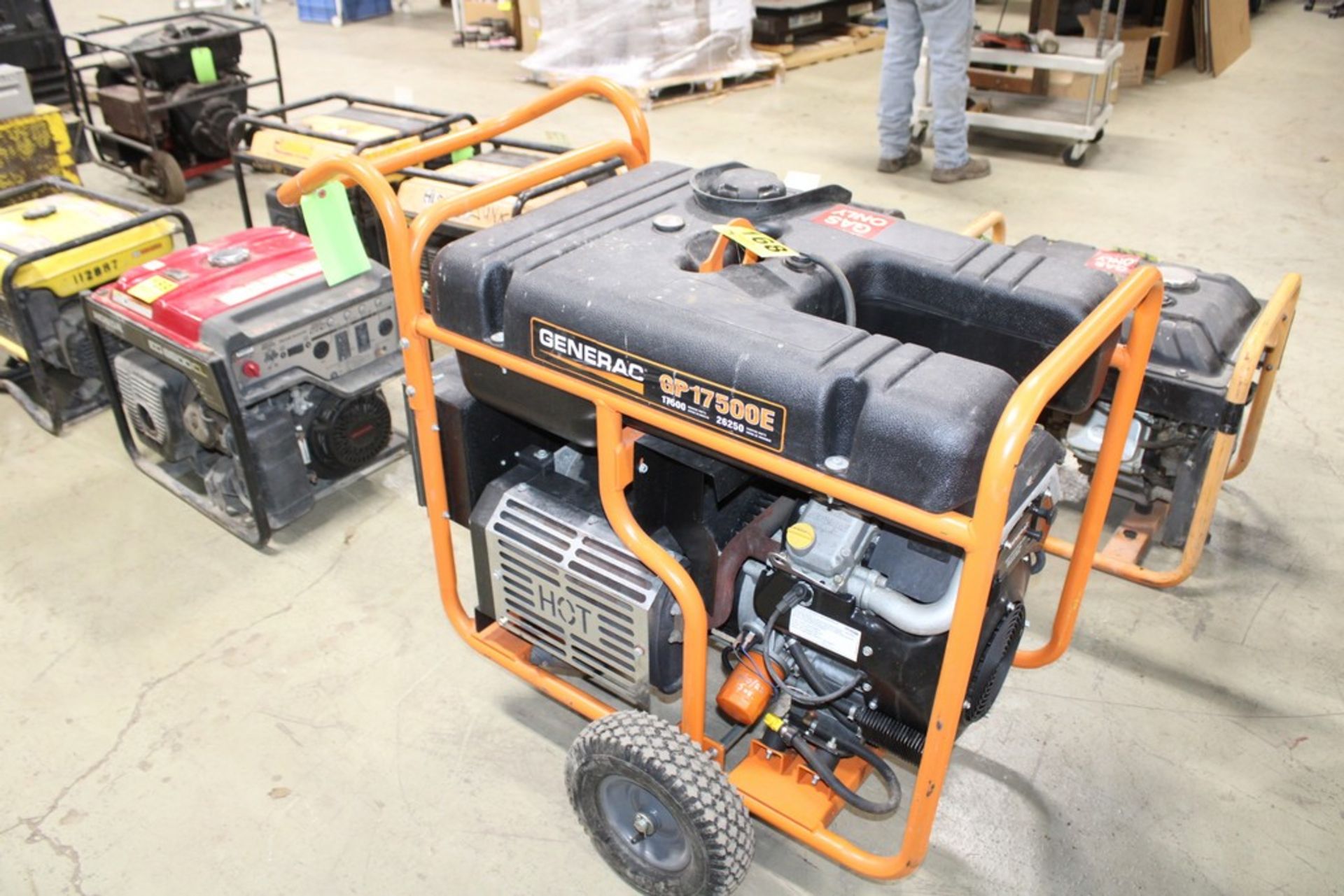 GENERAC MODEL GP 17500E PORTABLE GENERATOR W/ GENERAC 9922C OHVI MOTOR