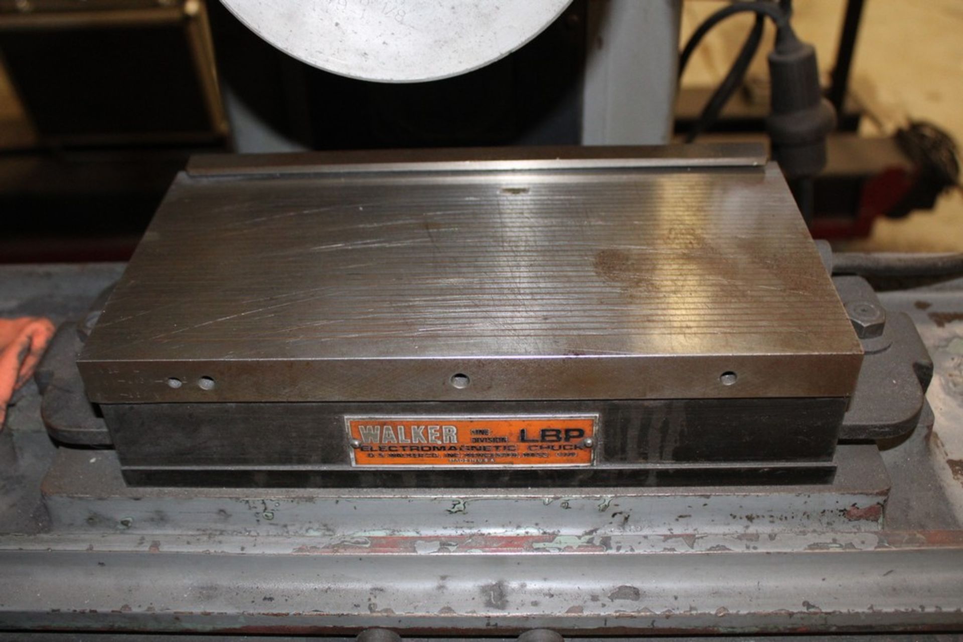 YUASA MODEL RX-614 6" X 12" HAND FEED SURFACE GRINDER WITH WALKER FINE LBP ELECTROMAGNETIC CHUCK, - Image 6 of 6