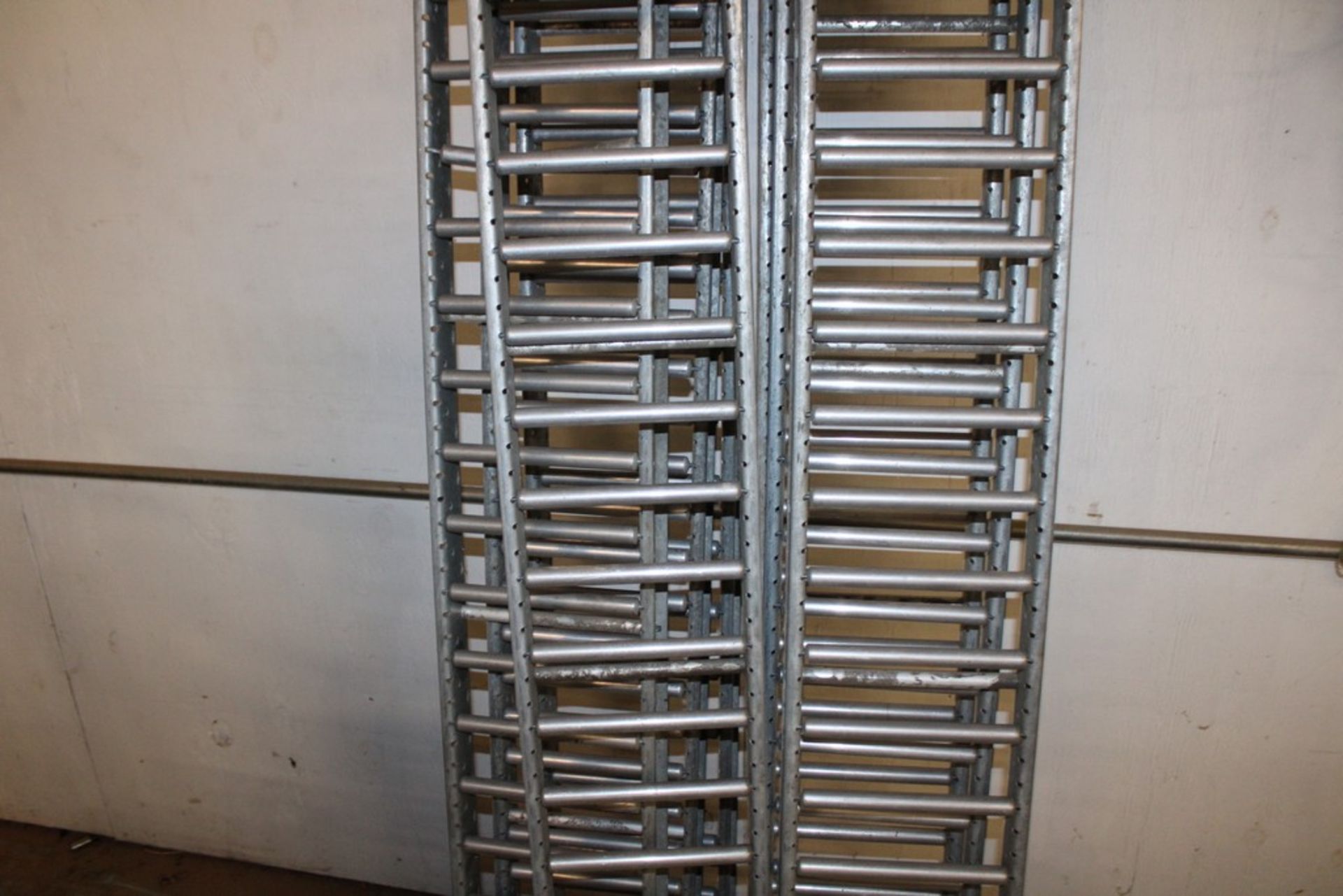 (7) SECTIONS OF ROLLER CONVEYOR, 90" X 8" - Image 2 of 2