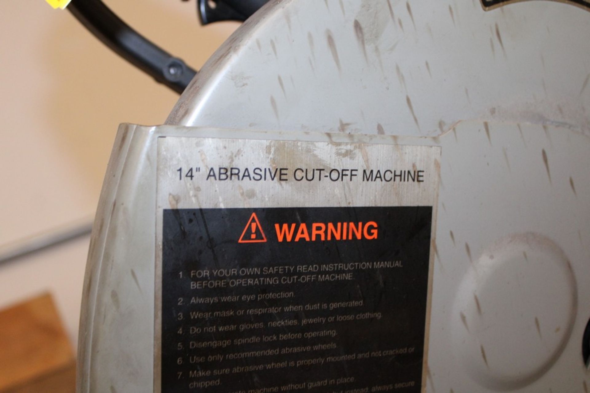 PORTER-CABLE 14" ABRASIVE CUT-OFF MACHINE - Image 3 of 3