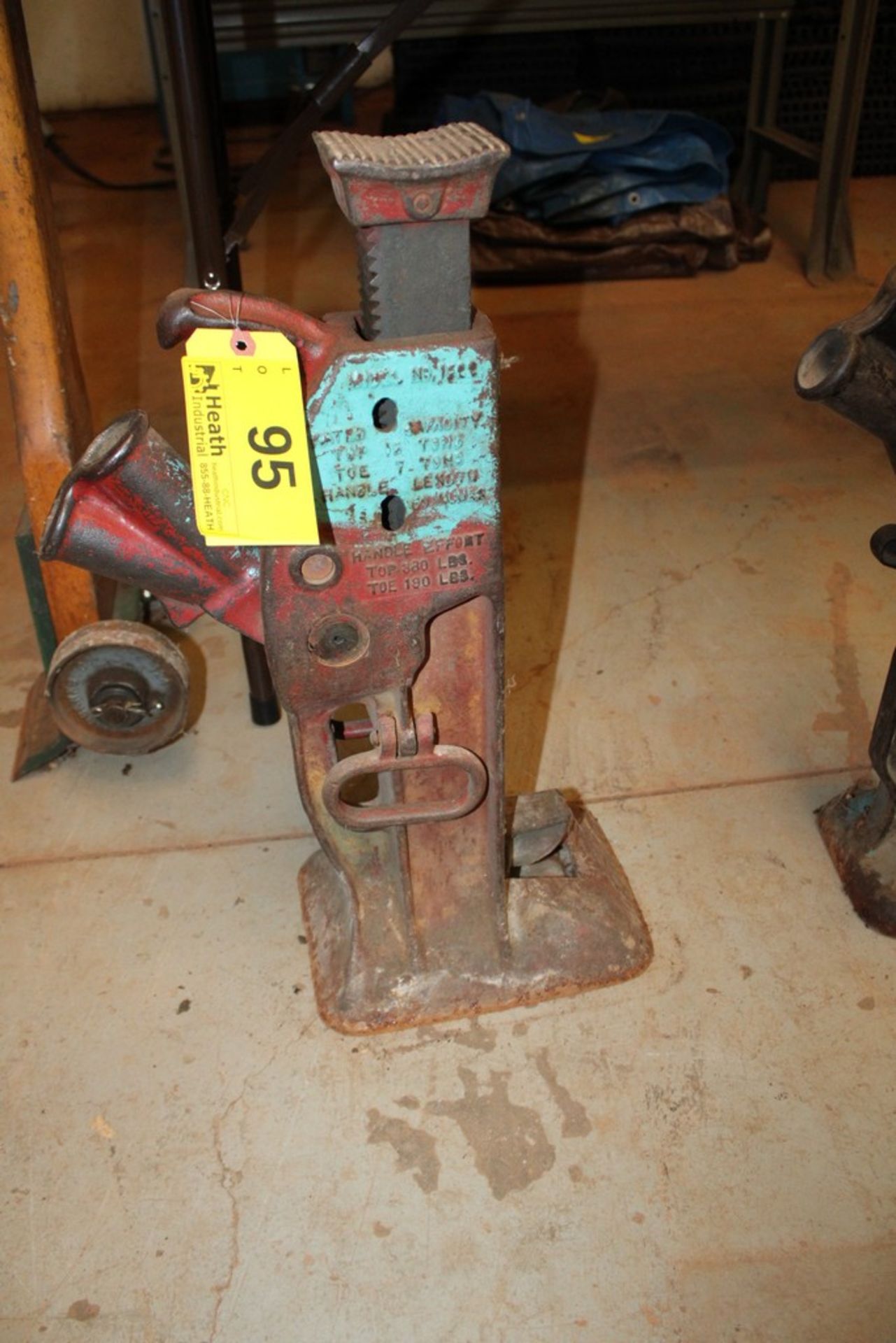 DUFF NORTON MODEL 1522 15-TON HEAVY DUTY TOE JACK