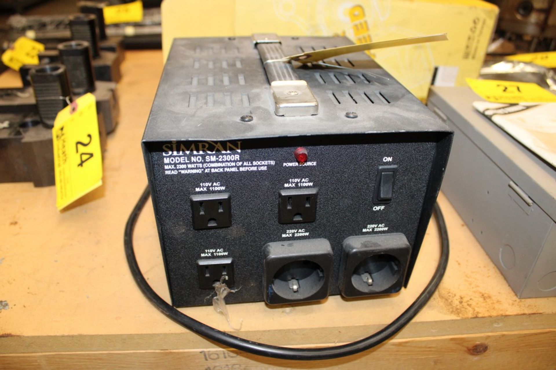 SIMRAN MODEL SM-2300R 2,300 WATT STEP UP/ STEP DOWN VOLTAGE CONVERTER