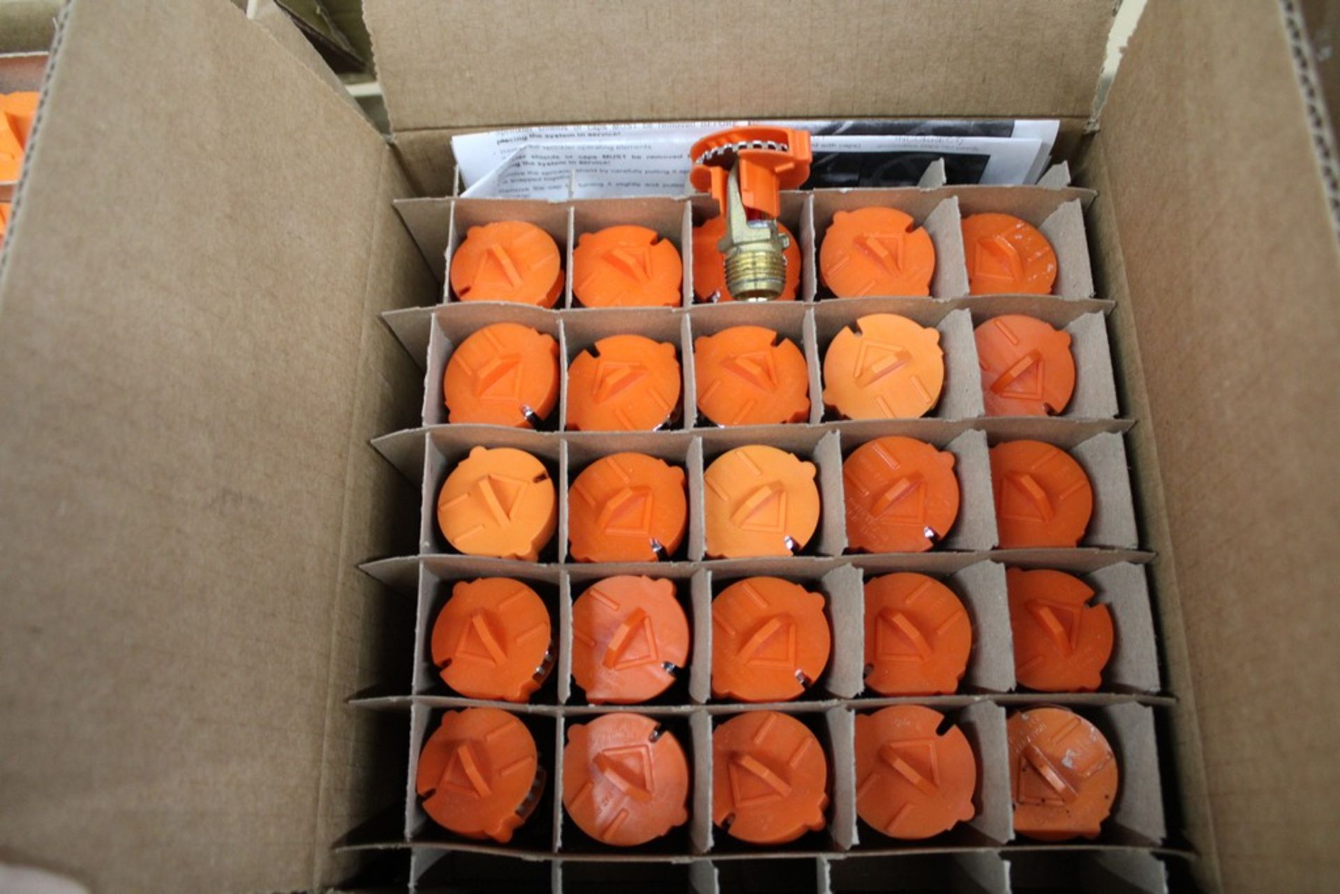 (1) BOX OF RELIABLE SPRINKLER HEADS