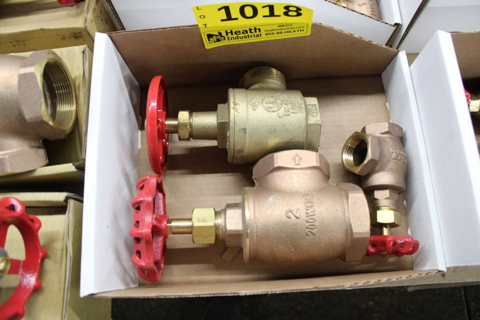 (3) ASSORTED BRASS ANGLE VALVES