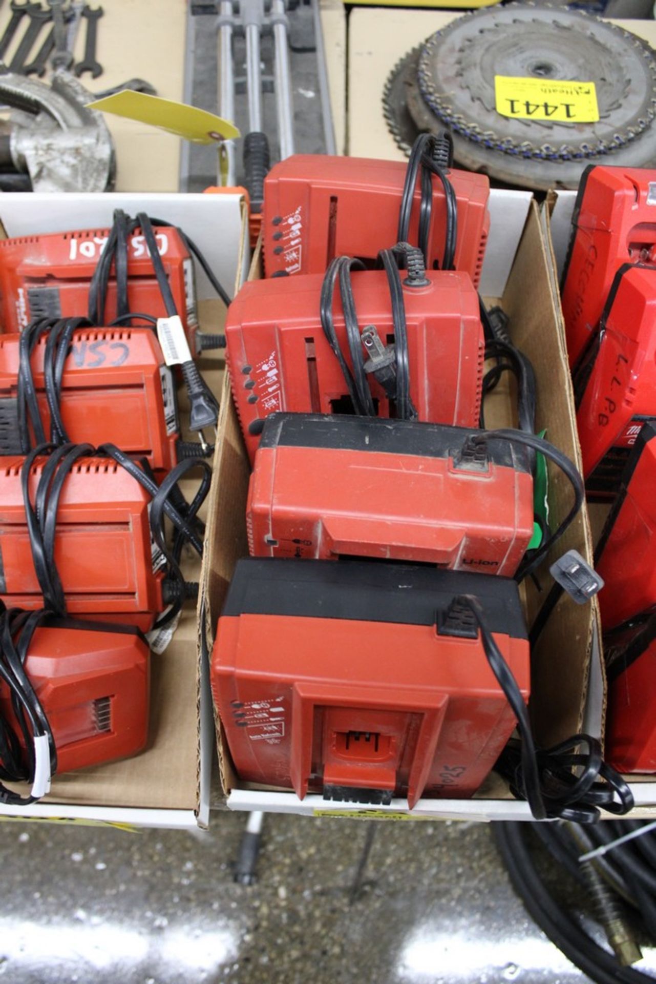 (2) HILTI C7/24 & (2) C4/12-50 BATTERY CHARGERS