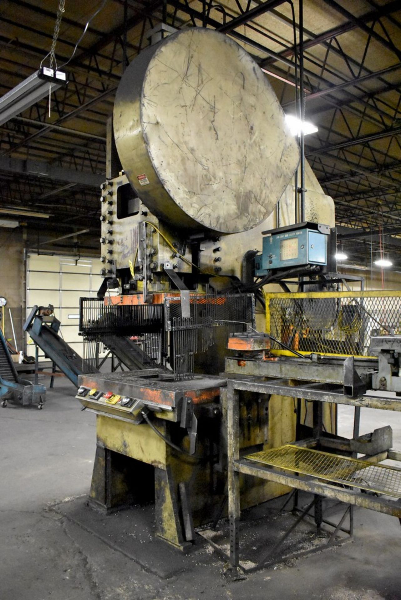 Rousselle Model G1-200 Back Geared Gap Frame Punch Press, 200 Ton - 8" Stroke - 32" x 50" Bed Area - - Image 3 of 11