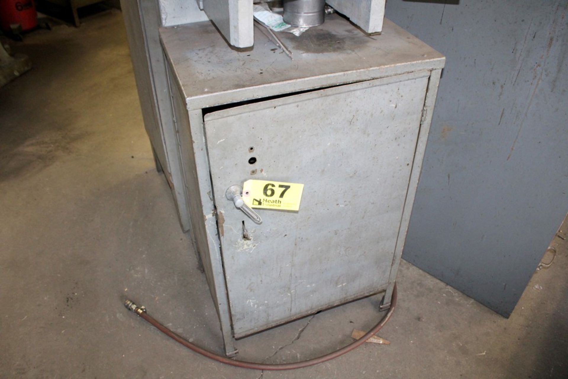 Steel Storage Cabinet and Contents - 21" x 15" x 34" H