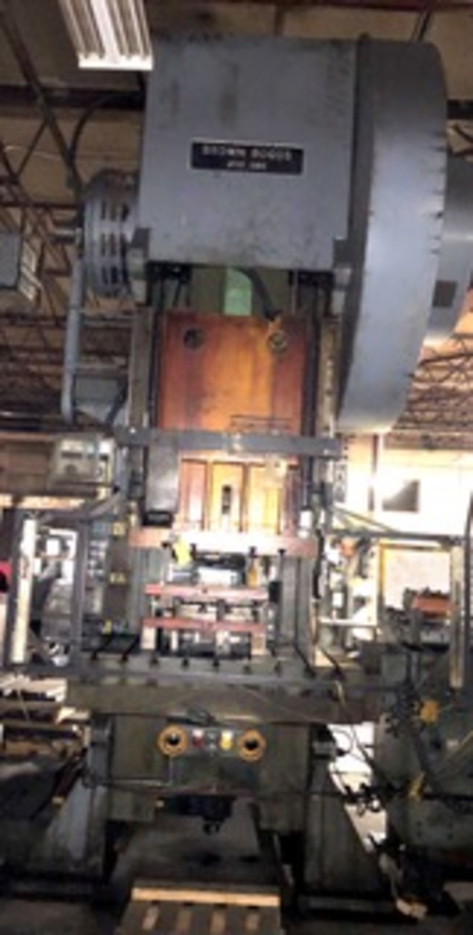 Brown & Boggs Model GAP200-8G Back Geared Gap Frame Punch Press, 200 Ton - 8" Stroke - 34" x 58" Bed - Image 9 of 15
