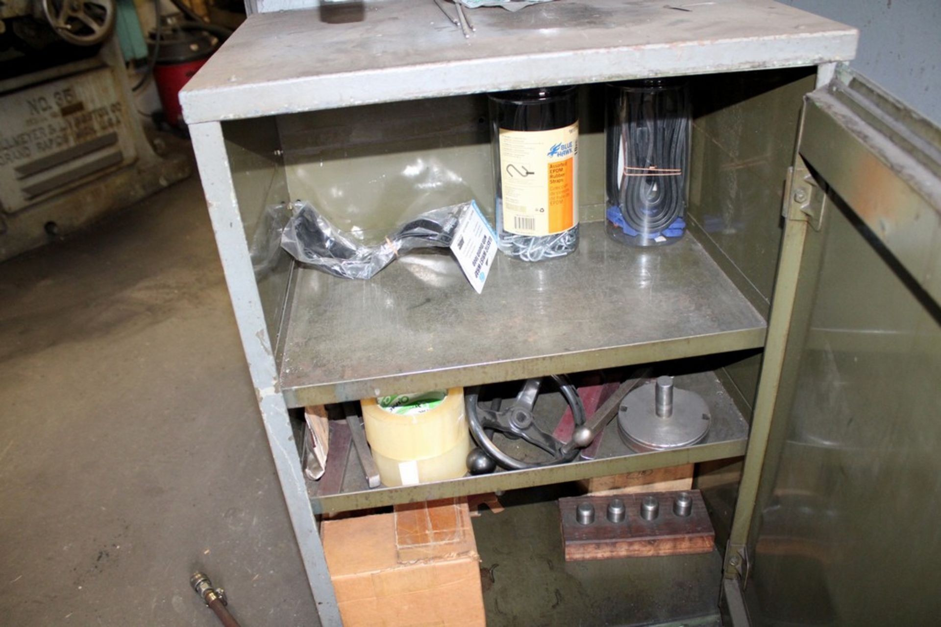 Steel Storage Cabinet and Contents - 21" x 15" x 34" H - Image 2 of 2