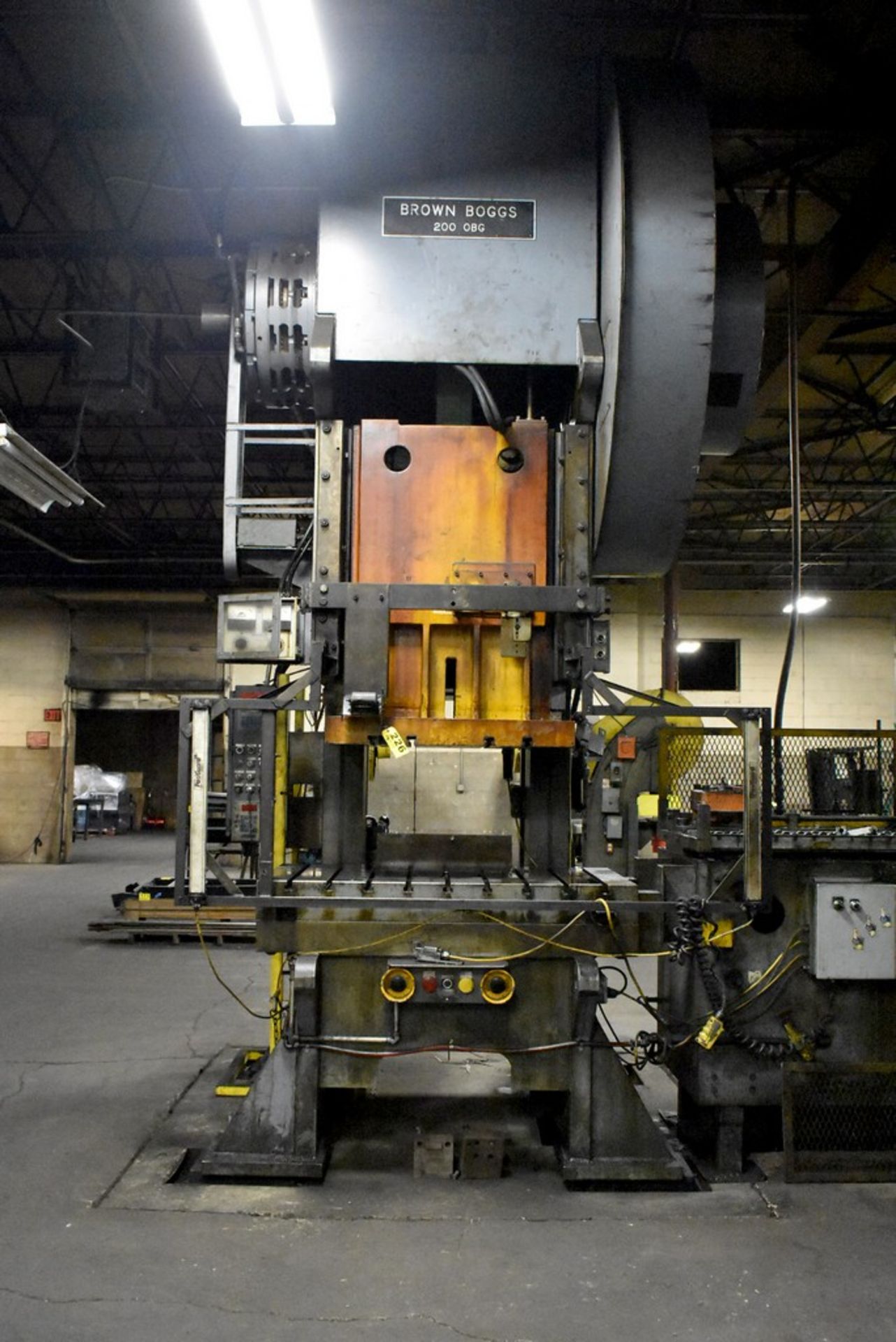 Brown & Boggs Model GAP200-8G Back Geared Gap Frame Punch Press, 200 Ton - 8" Stroke - 34" x 58" Bed - Image 2 of 15
