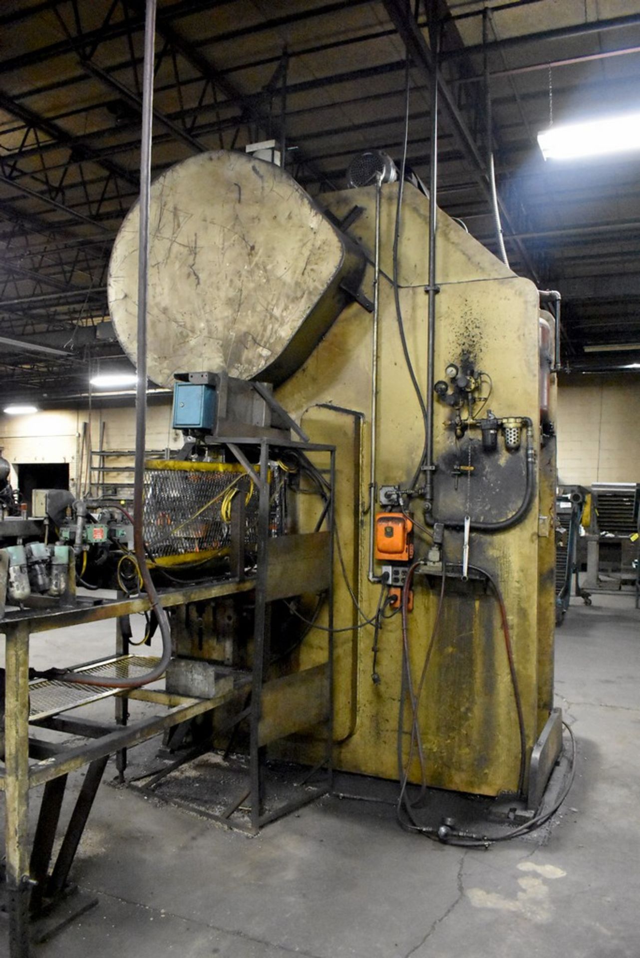 Rousselle Model G1-200 Back Geared Gap Frame Punch Press, 200 Ton - 8" Stroke - 32" x 50" Bed Area - - Image 11 of 11