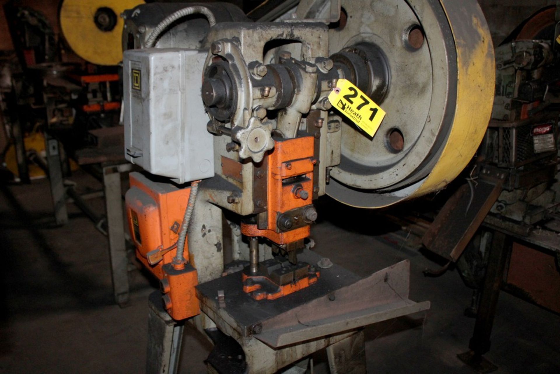 Perkins Model 2A OBI Floor Model Punch Press (Out of Service), 15 Ton - 1 1/2" Stroke - Mechanical - Image 2 of 2