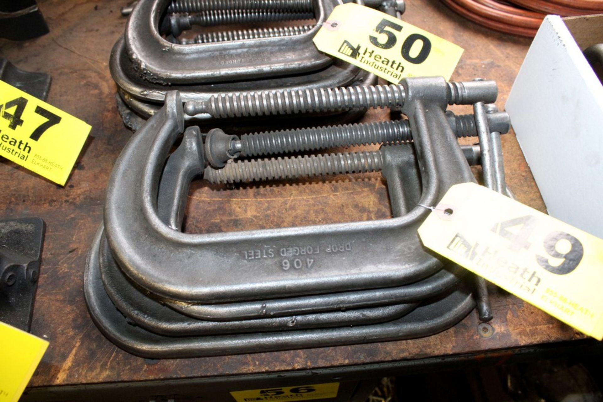 (4) Wilson 6" C-Clamps