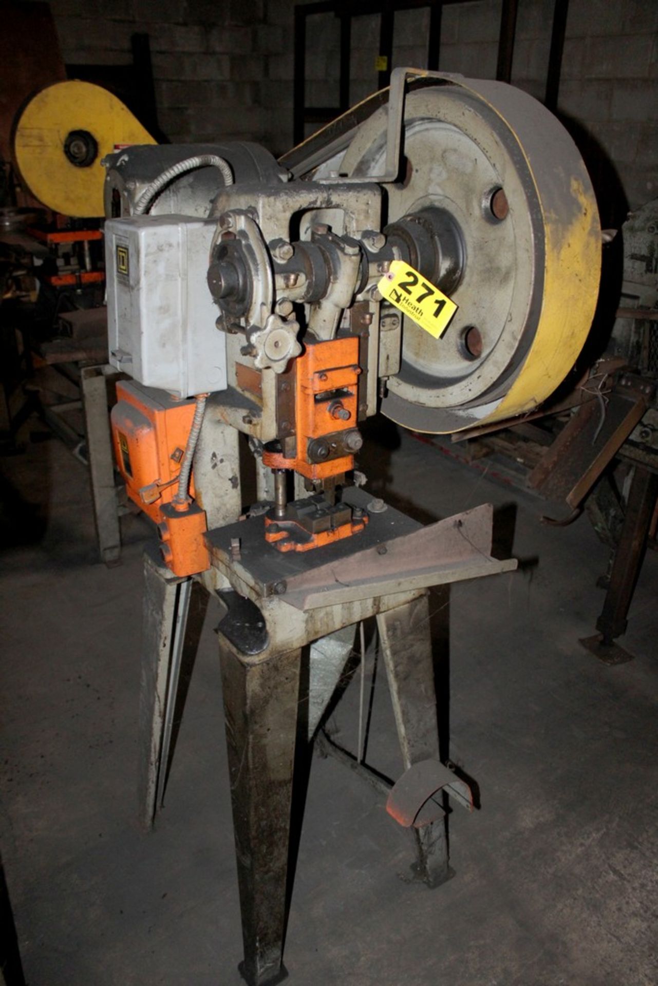 Perkins Model 2A OBI Floor Model Punch Press (Out of Service), 15 Ton - 1 1/2" Stroke - Mechanical
