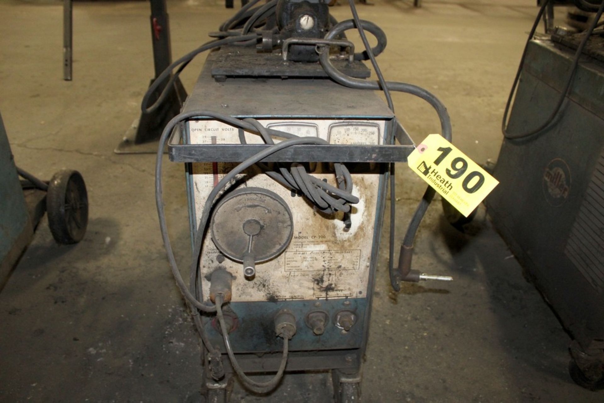 Miller CP200 Welding Power Source with Millermatic Model 10E Wire Feed, Serial Number: HE788118 - Image 3 of 4