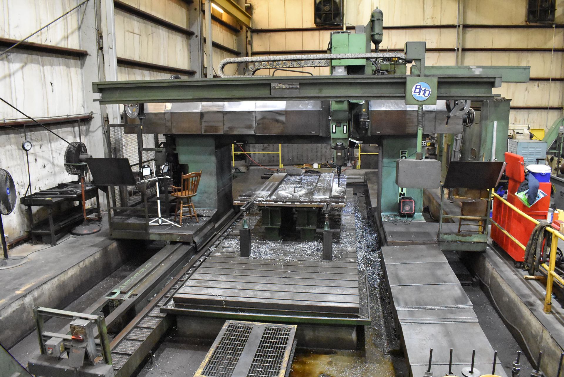 FOREST LINE 5-AXIS TYPE S236TF MH-CU GANTRY TYPE CNC VERTICAL MACHINING CENTER, S/N 1750,