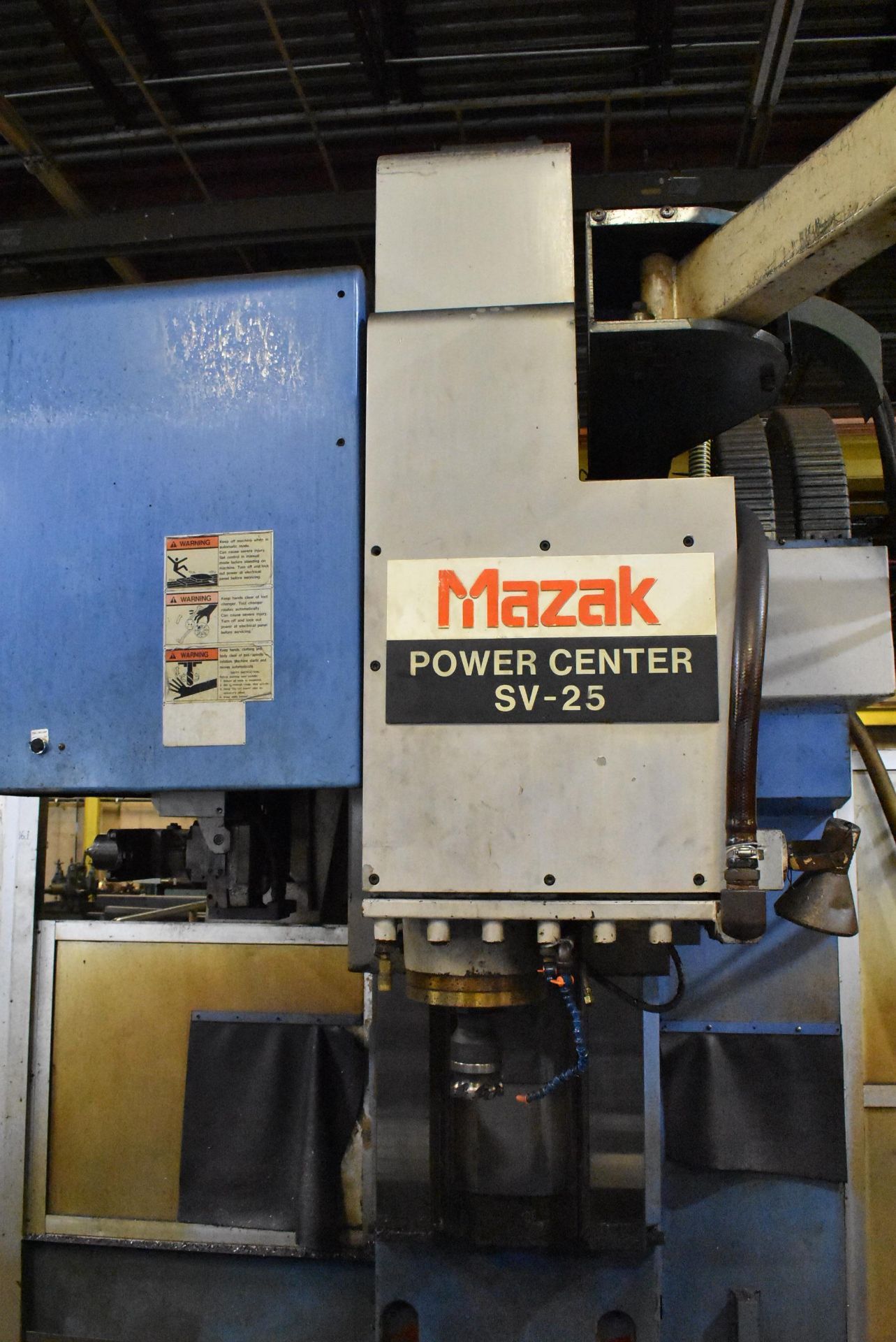 MAZAK 4-AXIS MODEL SV-25 CNC VERTICAL MACHINING CENTER, S/N 68965 - Image 14 of 30
