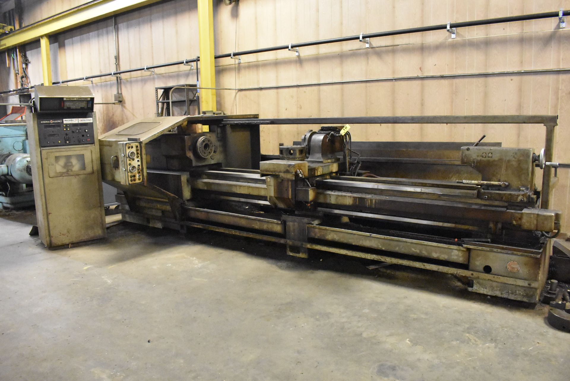 LEBLOND 22" X 120" NC TAPE LATHE, S/N TC-IV-254 - Image 2 of 22