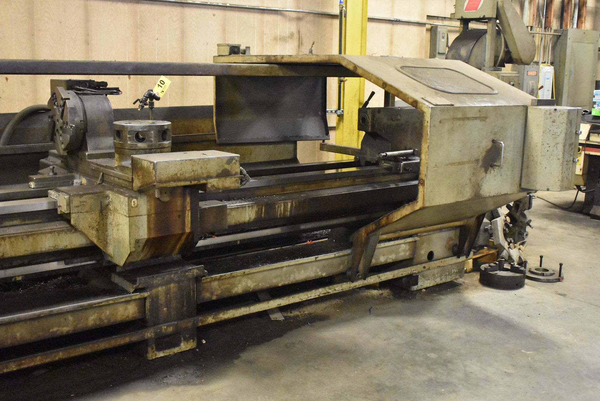 LEBLOND 22" X 120" NC TAPE LATHE, S/N TC-IV-254 - Image 15 of 22