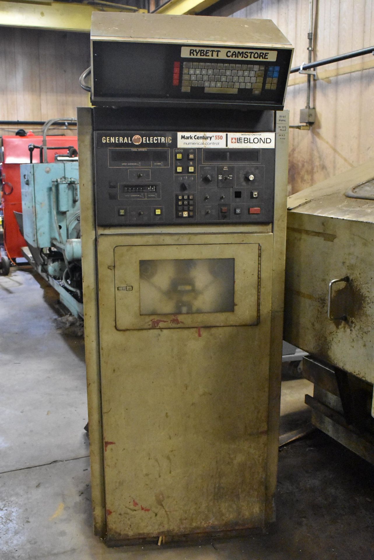 LEBLOND 22" X 120" NC TAPE LATHE, S/N TC-IV-254 - Image 4 of 22