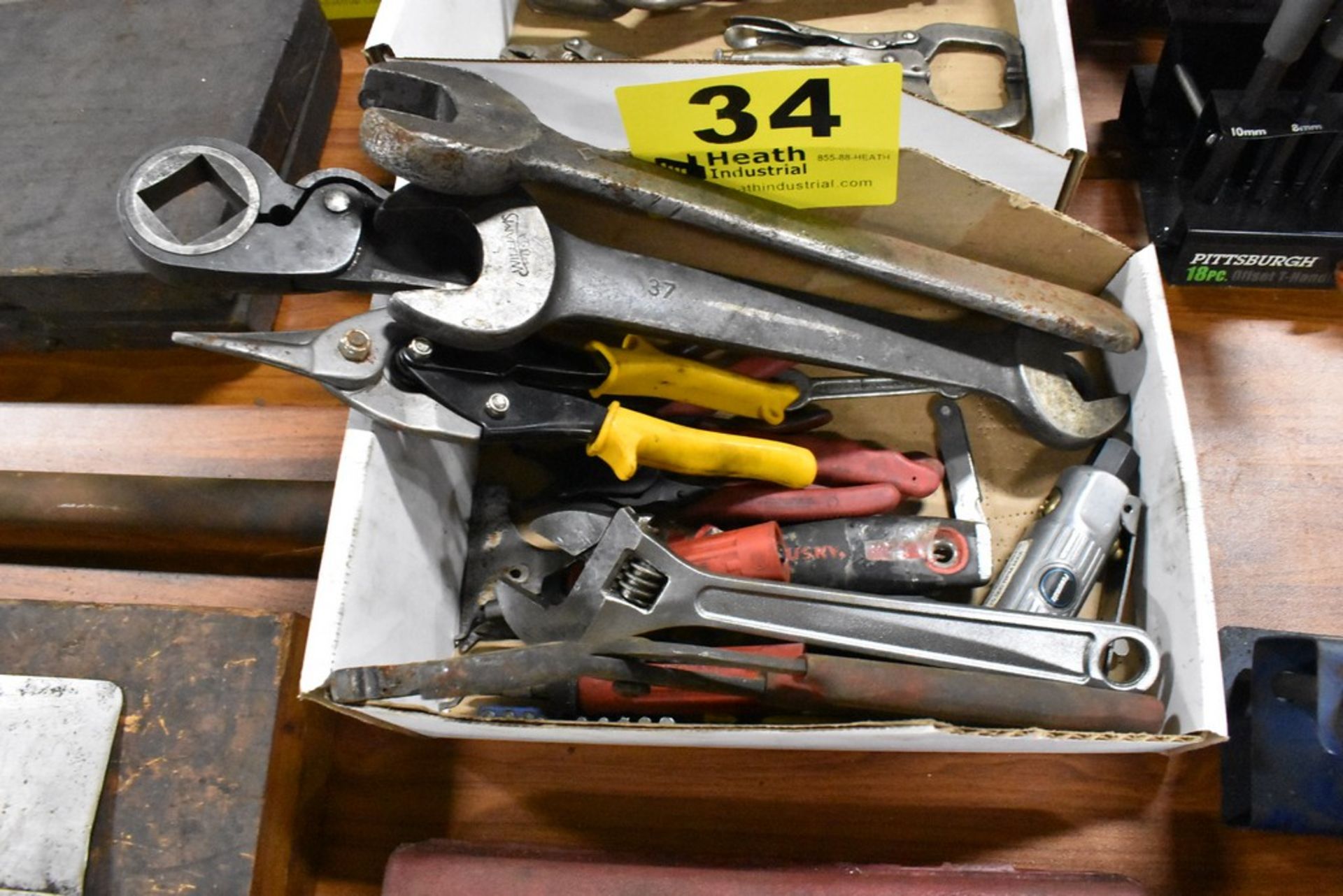 ASSORTED HAND TOOLS IN BOX