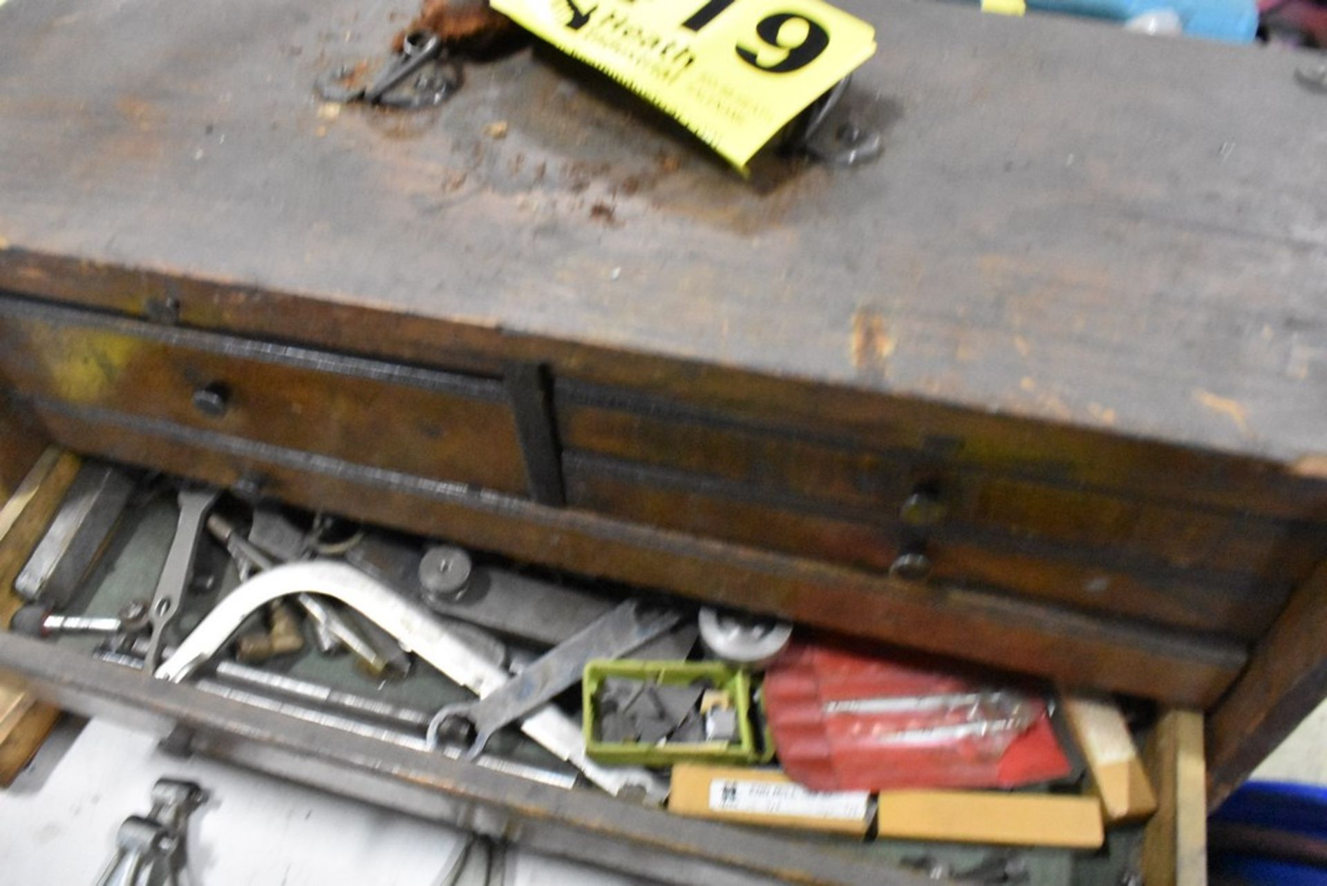 MACHINIST TOOLBOX W/ CONTENTS - Image 3 of 3