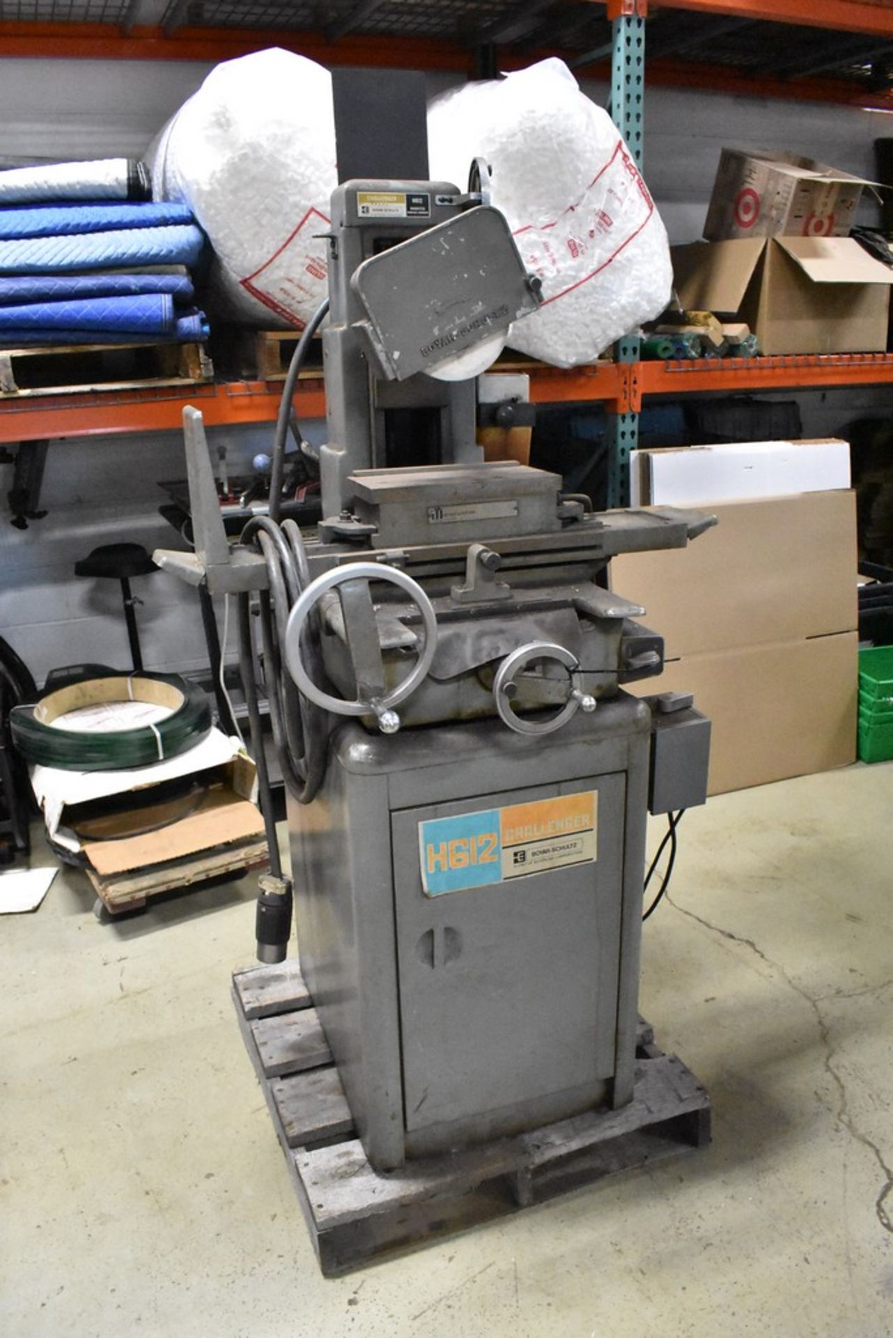 BOYAR SCHULTZ H612 CHALLENGER 6" X 12" HAND FEED SURFACE GRINDER S/N 23461 W/ MAGNA LOCK 6" X 12" - Image 2 of 7