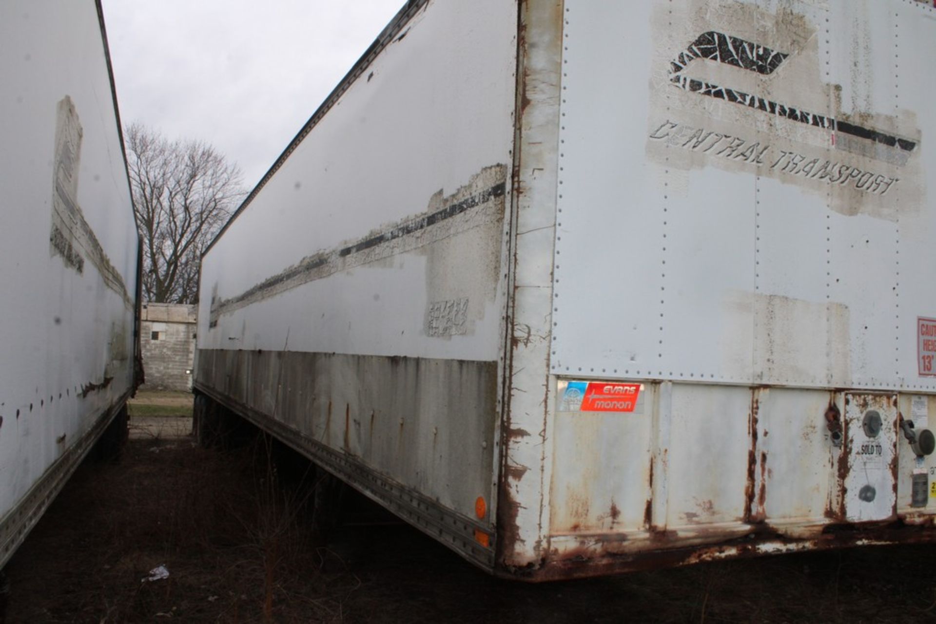 MONON APPROX. 45’ MODEL FA80W ENCLOSED DRY VAN TRAILERS, VIN: 1NNVF482EM081093 (NEW 1984) - Image 4 of 6