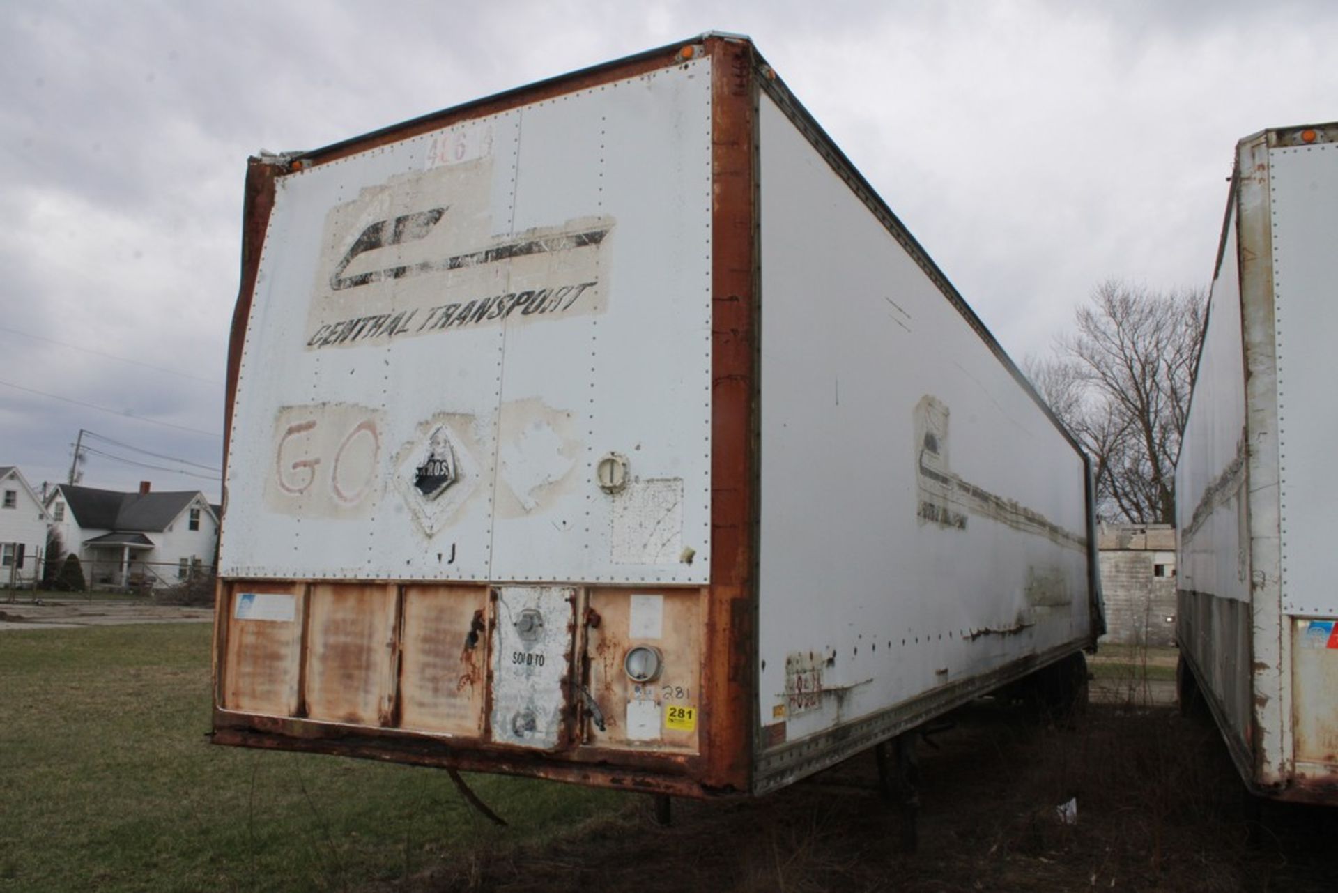 APPROX. 45’ UNIDENTIFIED ENCLOSED DRY VAN TRAILER