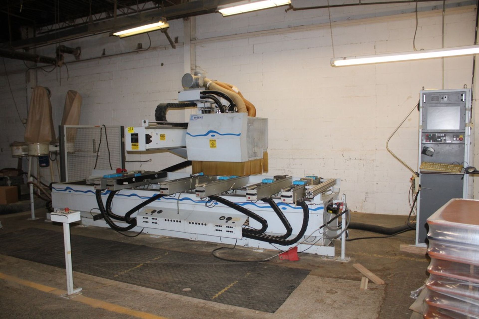 WEEKE MODEL PROFILINE BHC500 CNC ROUTER, S/N 0-250-13-0834 (NEW 2001), 120” MAX. PANEL LENGTH, 48”