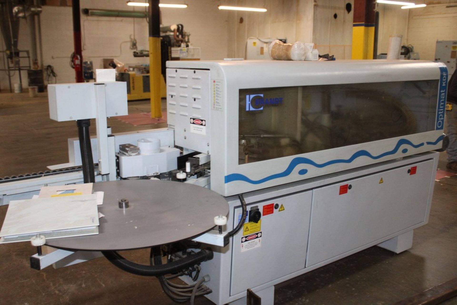 BRANDT MODEL OPTIMAT KDF-340 EDGE BANDING MACHINE, S/N 0-261-02-2563 (NEW 2007) - Image 2 of 7