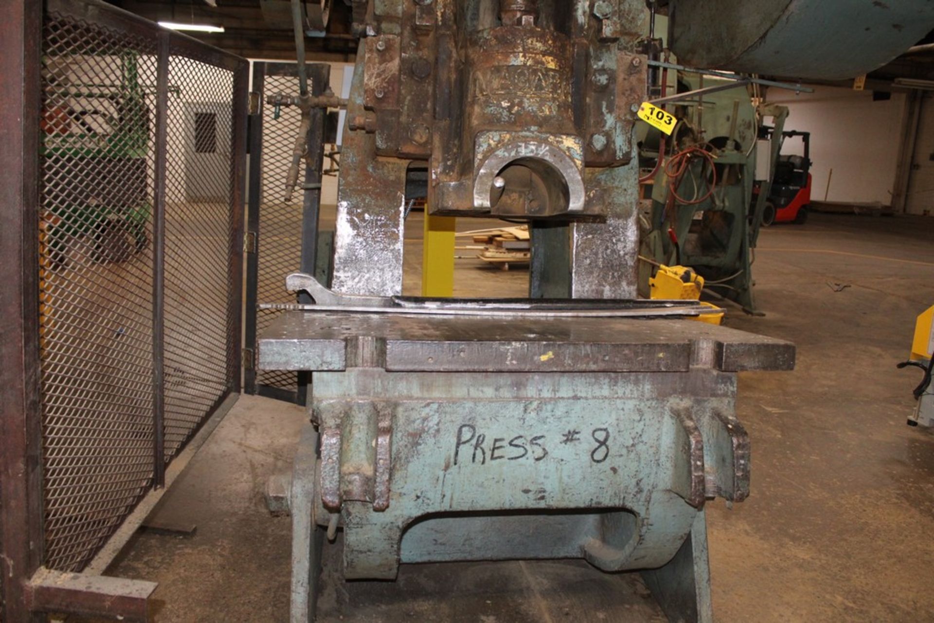 NIAGARA MODEL A5-1/2 BACK GEARED OBI PRESS, S/N 26958, 30” X52” BED - Image 3 of 7