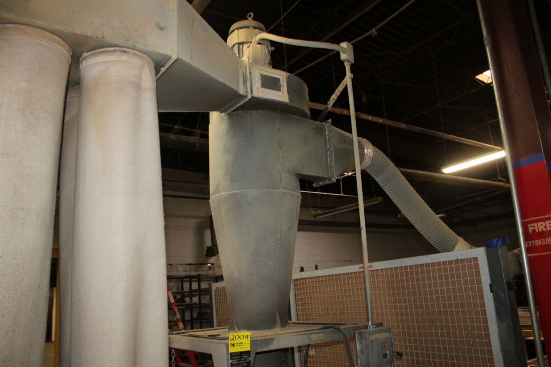 TORIT 4-BAG DUST COLLECTOR, MODEL 20-5-FB5-5, S/N 70877, 3-PHASE, 5HP, 220/440 - Image 2 of 3