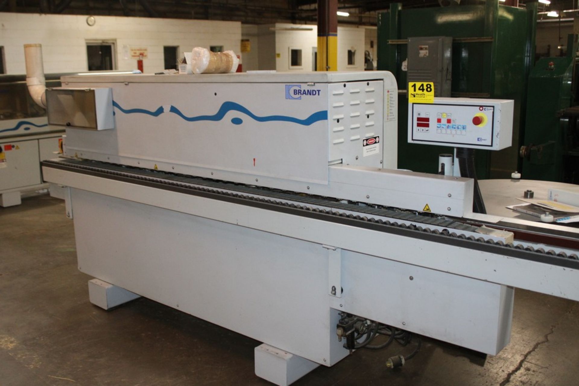 BRANDT MODEL OPTIMAT KDF-340 EDGE BANDING MACHINE, S/N 0-261-02-2563 (NEW 2007)