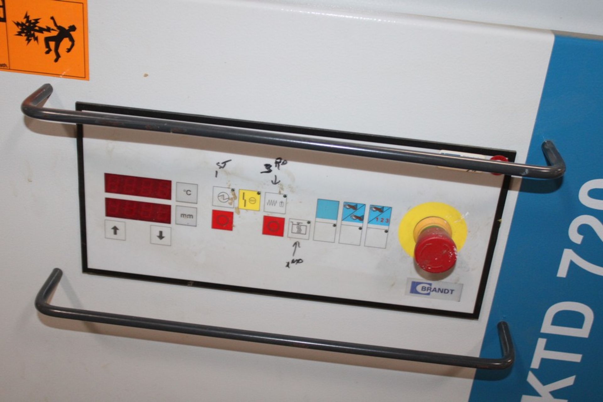 BRANDT MODEL OPTIMAT KTD-720 EDGE BANDING MACHINE, S/N 0-260-02-9802 (NEW 2005) - Image 2 of 7